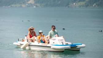 Kulinarik-Pedalo auf dem Walensee